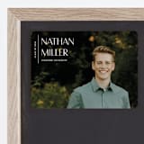 "Editorial Modern" - Graduation Announcements in Chalk by Anupama - Magnet Front