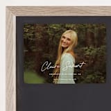 "Journal " - Graduation Announcements in Snow by Sara Hicks Malone - Magnet Front