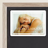 "Structural" - Graduation Announcements in Snowdrop by Snow and Ivy - Magnet Front