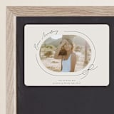 "Etna" - Graduation Announcements in Latte by Blustery August - Magnet Front