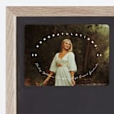 "Circlet" - Graduation Announcements in Powder by Ellis - Magnet Front