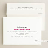 "wavy border" - Graduation Announcements in Bubblegum by Emily Sabol Goss - FREE Recipient Addressing