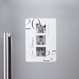 "Stacked" - Graduation Announcements in Ivory by Monika Torun - Magnet Front