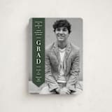 "Classic Sash" - Graduation Announcements in Pine by Lauren Chism - Front