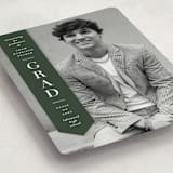 "Classic Sash" - Graduation Announcements in Pine by Lauren Chism - Detail