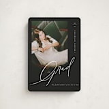 "Theatric" - Graduation Announcements in Midnight by Christie Garcia - Front