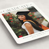 "Newsprint" - Graduation Announcements in Snow by Nicoletta Savod - Detail