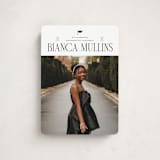 "Accomplishment" - Graduation Announcements in Opal by Cindy Reynolds - Front