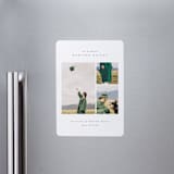 "Graduate Gallery" - Graduation Announcements in Snow by Emily Sabol Goss - Magnet Front