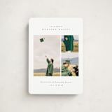 "Graduate Gallery" - Graduation Announcements in Snow by Emily Sabol Goss - Front