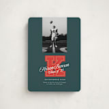 "Varsity Initial" - Graduation Announcements in Forest by Leia Matt - Front