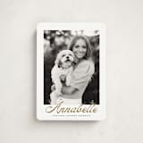 "vintage script" - Graduation Announcements in Golden by Maja Cunningham - Front