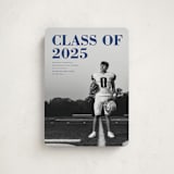 "Bold Headline" - Graduation Announcements in Midnight by Emily Sabol Goss - Front