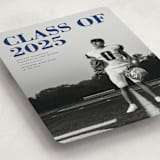 "Bold Headline" - Graduation Announcements in Midnight by Emily Sabol Goss - Detail