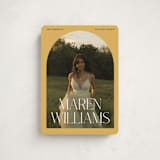 "In Vogue" - Graduation Announcements in Sunshine by Robert and Stella - Front