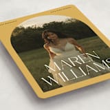 "In Vogue" - Graduation Announcements in Sunshine by Robert and Stella - Detail