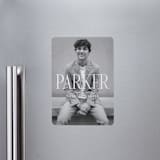 "In the Center" - Graduation Announcements in Cloud by Susan Brown - Magnet Front