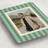 "Preppy Stripes" - Graduation Announcements in Seaside by Morgan Kendall - Detail