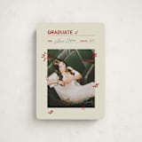 "Checklist Complete" - Graduation Announcements in Parchment by Zove Ahhh - Front