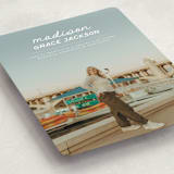 "Handwritten Stack" - Graduation Announcements in Snow by Stephanie Heinrich Godbout - Detail