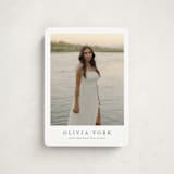 "archive" - Graduation Announcements in Snow by Sarah Curry - Front