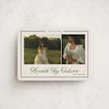 "Timeless Border" - Graduation Announcements in Almond by Brianne Larsen - Front