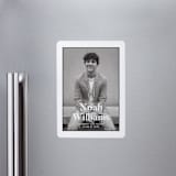 "Maple" - Graduation Announcements in Tuxedo by Annie Shapiro - Magnet Front