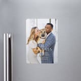 "Grad Duo" - Graduation Announcements in Sky by Ana Sharpe - Magnet Front