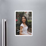 "horchata" - Graduation Announcements in Porcelain by chocomocacino - Magnet Front