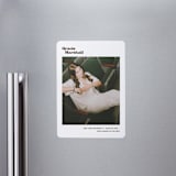"Vinyl" - Graduation Announcements in Espresso by Megan Davis - Magnet Front