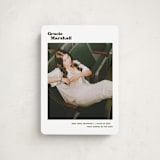 "Vinyl" - Graduation Announcements in Espresso by Megan Davis - Front