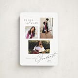 "Aspire" - Graduation Announcements in Cotton by Melanie Kosuge - Front