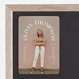 "Arched Name" - Graduation Announcements in Opal by Ana Sharpe - Magnet Front