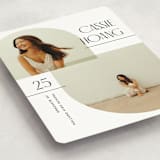 "Geo Duo" - Graduation Announcements in Snow by Pixel and Hank - Detail