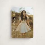 "Grids" - Graduation Announcements in Blush by Lauren Chism - Front