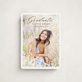 "portrait script" - Graduation Announcements in Onyx by Sarah Curry - Front