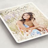 "portrait script" - Graduation Announcements in Onyx by Sarah Curry - Detail