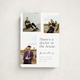 "Doctor in the House" - Graduation Announcements in Domino by Corinne Malesic - Front