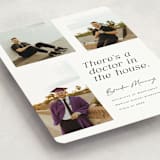 "Doctor in the House" - Graduation Announcements in Domino by Corinne Malesic - Detail