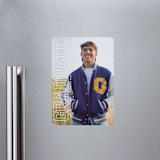 "Strength" - Graduation Announcements in Snow by Sarah Curry - Magnet Front