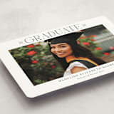 "Newsprint" - Graduation Announcements in Snow by Nicoletta Savod - Detail