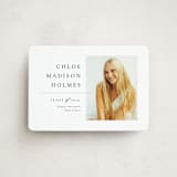 "Divided" - Graduation Announcements in Snow by Meggy Masters - Front