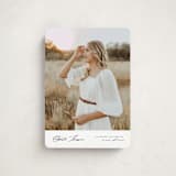 "Elegance" - Graduation Announcements in Cloud by Nicole Walsh - Front