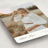 "Elegance" - Graduation Announcements in Cloud by Nicole Walsh - Detail