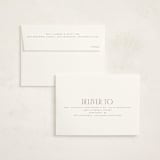 "Modern Serif" - Graduation Announcements in Snow by Ellen Schlegelmilch - FREE Recipient Addressing