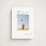 "Scripted Corner" - Graduation Announcements in Cloud by Jackie Crawford - Front