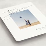 "Scripted Corner" - Graduation Announcements in Cloud by Jackie Crawford - Detail