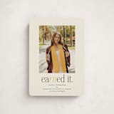 "Earned It" - Graduation Announcements in Marigold by Louise Kay - Front