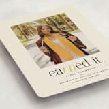 "Earned It" - Graduation Announcements in Marigold by Louise Kay - Detail