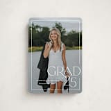 "Broken Border" - Graduation Announcements in Snow by Lauren Chism - Front